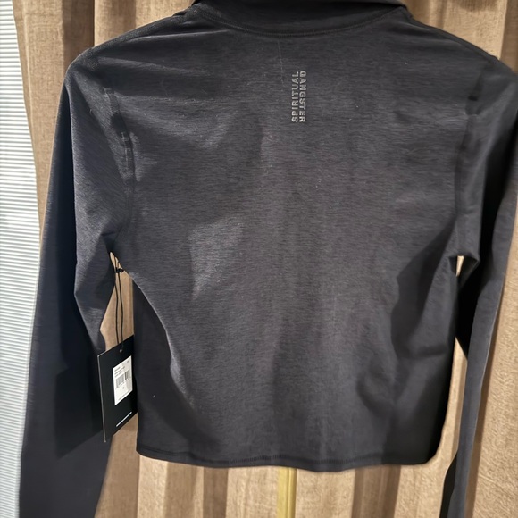 Spiritual Gangster Women's Charcoal Zip-Up - Picture 4 of 4